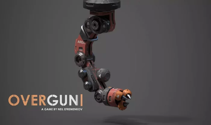 OVERGUN: More robots for the robot god - My, Indie game, Shooter, Unity, Development of, Инди, Video game, Video, Soundless, Longpost