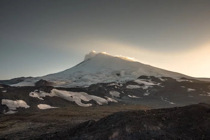 Evening - My, Elbrus, The mountains, The photo, Tourism, Hike, Landscape, Elbrus, Caucasus, Evening