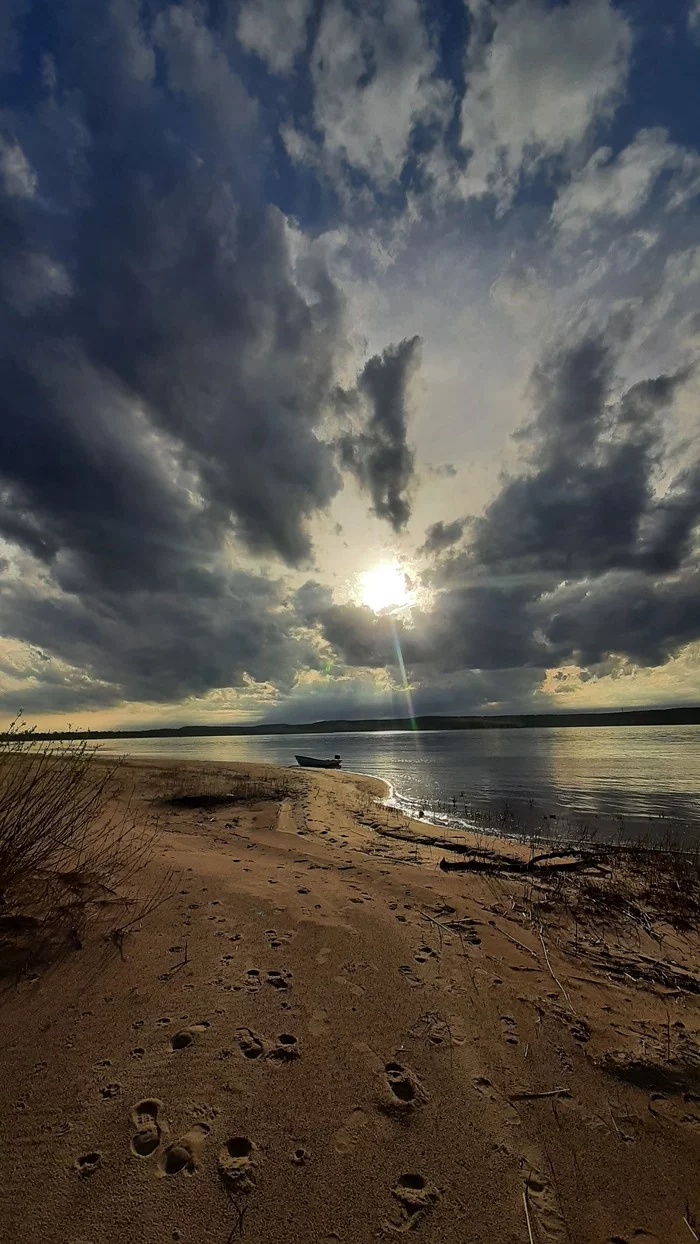 Reply to the post I rarely get good shots - Mobile photography, Volga river, Sky, Clouds, Reply to post