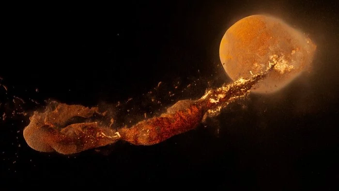 New model suggests faster moon formation - Astronomy, Space, Theia, Simulation, Video, Soundless