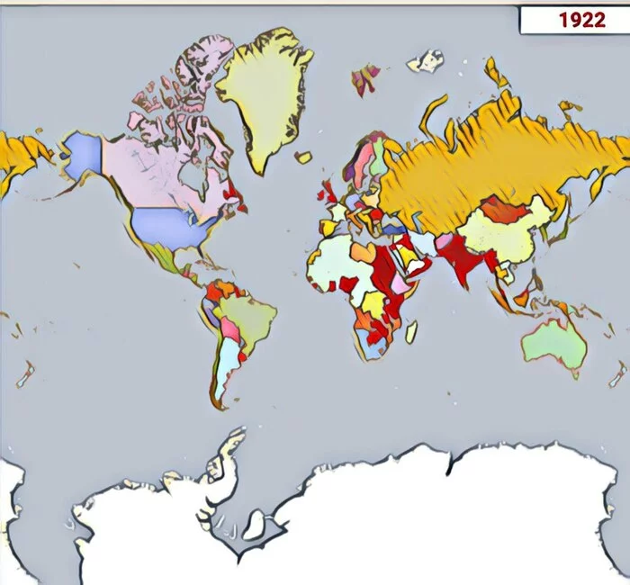 Political map of the world 100 years ago - Crossposting, Pikabu publish bot, World map, Country