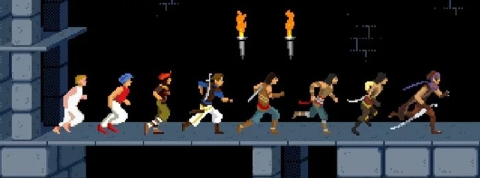 Evolution of Prince of Persia - Pixel Art, Prince of Persia