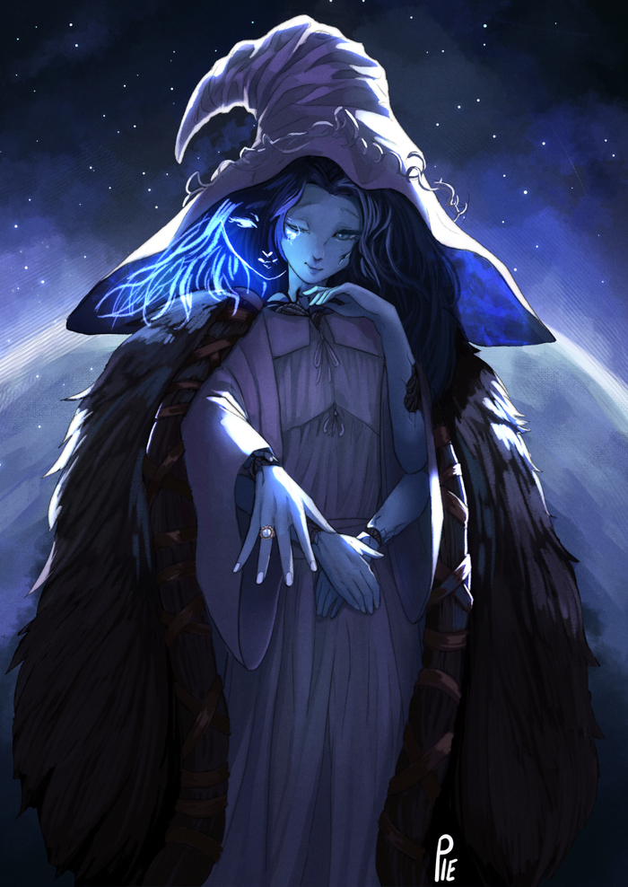 Ranni Anime Art, , Ranni The Witch, Elden Ring, , 