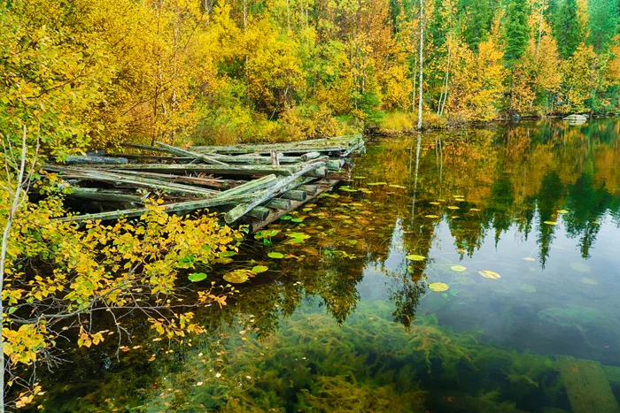 Осеннее озеро - Моё, Фотография, Кольский полуостров, Умба, Sony a6000, Озеро