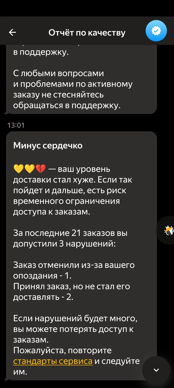 Cry for help! Bullying a Yandex worker. Food (the subjective opinion of the user, not intended to offend or humiliate someone.) - My, Longpost, Problem, Yandex Food, news, A shame, Contempt, Negligence, Irresponsibility, Yandex., Horror, Fear, Text, Cry from the heart