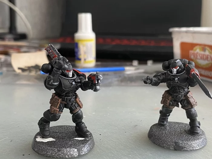 Warhammer 40k first paint - Warhammer 40k, Painting, Painting miniatures, Blood angels