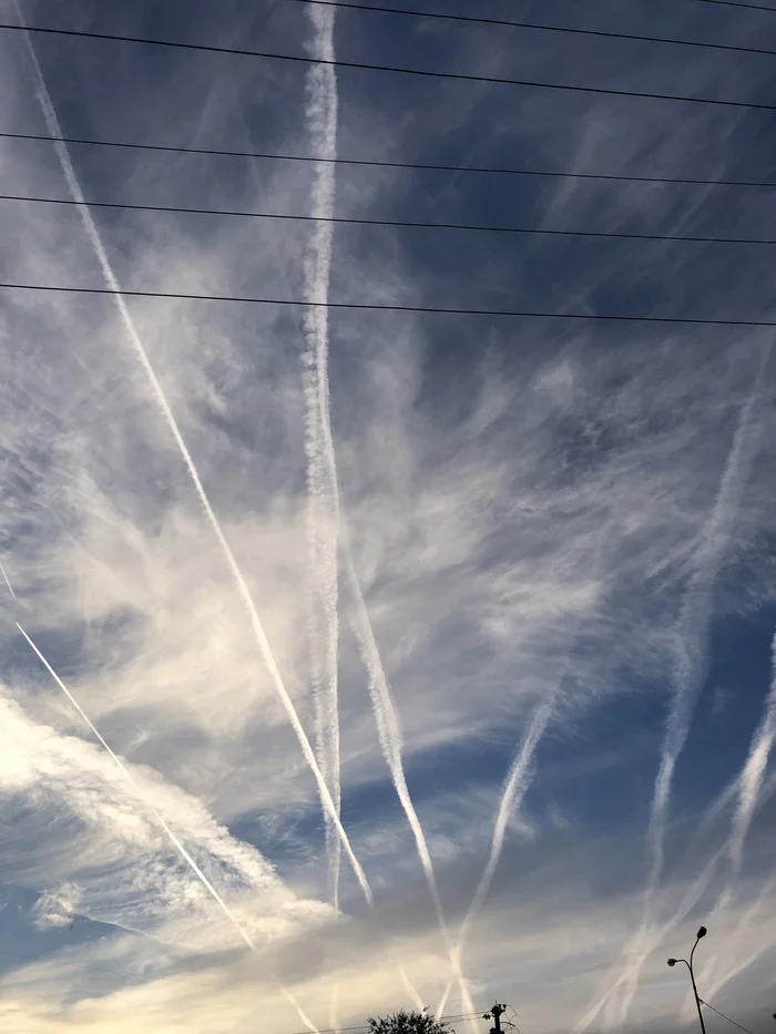 Sky over Astrakhan - My, Aviation, Airplane, Astrakhan