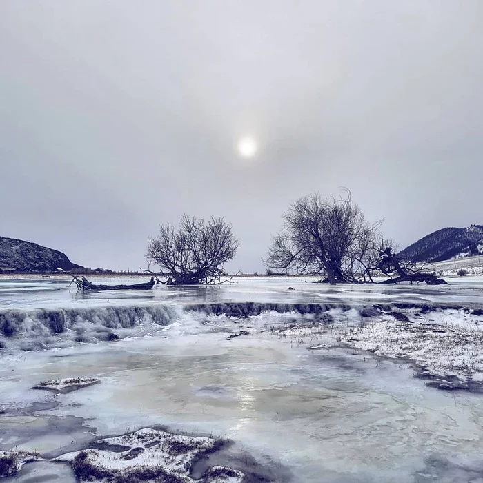 Buguldeyka in winter - My, Baikal, Ice, Buguldeyka, Longpost