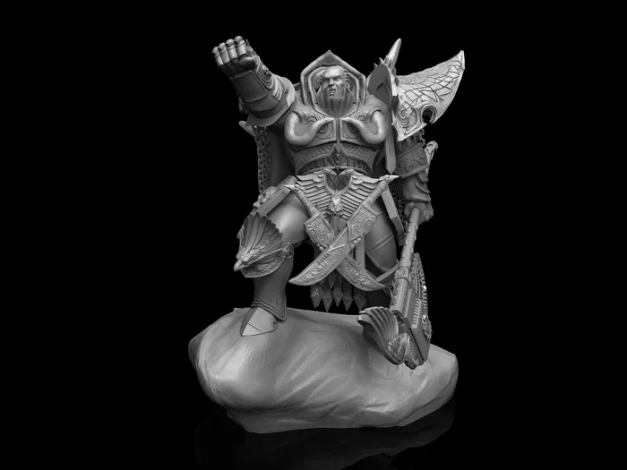 I'm sculpting Angron - My, Warhammer, Warhammer 40k, Primarchs, Angron, Лепка, Zbrush, 3D modeling, Figurines, Video, Youtube, Longpost