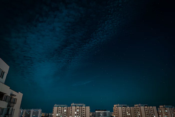 Odessa - 08.10.2022 - My, Stars, Clouds, Sky, Landscape, Town, View from the balcony