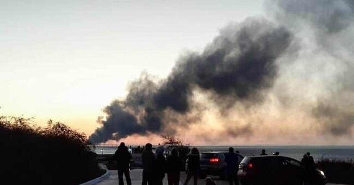 Возгорание цистерны на крымском мосту, что известно: