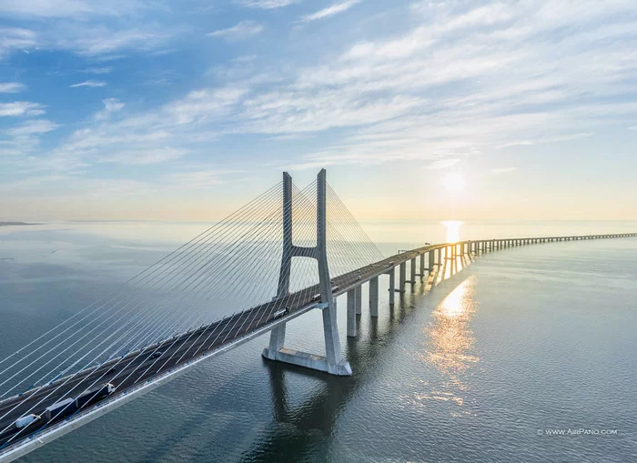 The Vasco da Gama Bridge in Portugal is again the longest in Europe - Bridge, Europe, Portugal