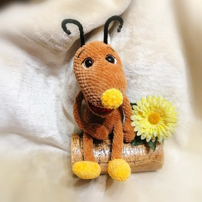 Ant - My, Amigurumi, Plush Toys, Soft toy, Longpost