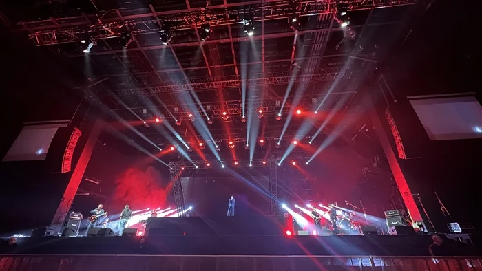 The Gaza Strip and Yura Khoy's hologram - My, Concert, Gaza Strip, Yuri Khoy, Adrenaline stadium, Rock, Russian rock music, Musicians, Longpost