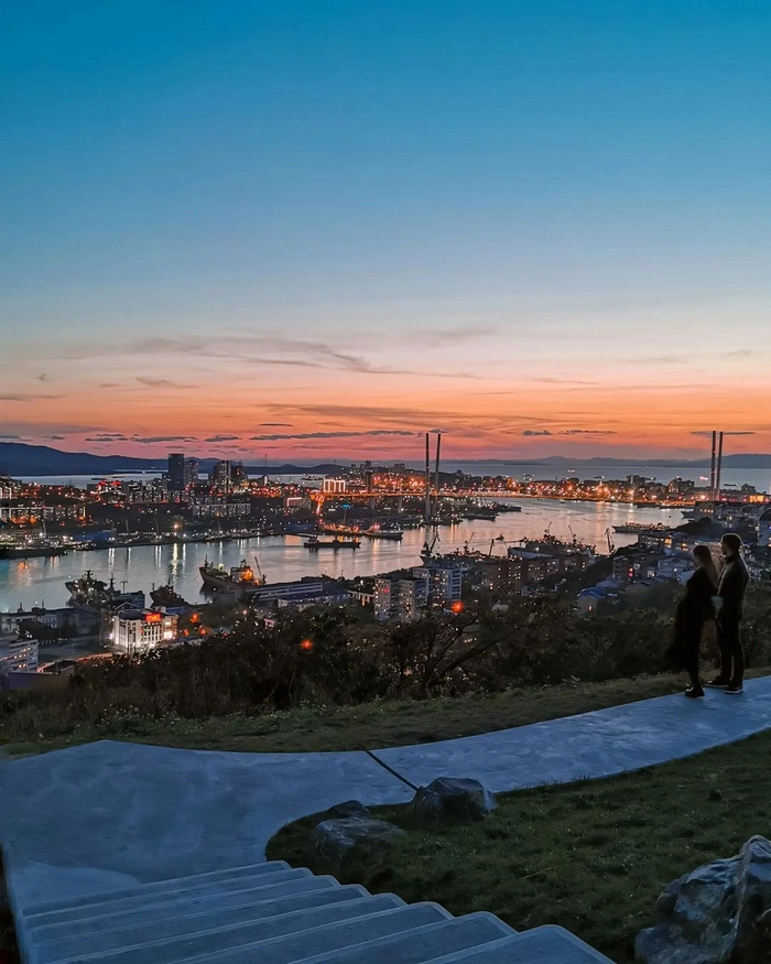 Закат в Нагорном Парке, Владивосток
