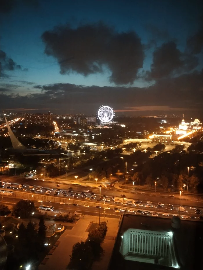 Evening Moscow - My, Images, Moscow, The photo, VDNKh, Night city