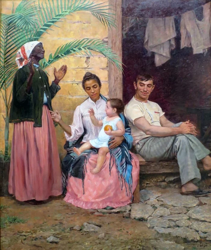 Atonement of Ham - Art, Brazil, Slavery, Painting, Repeat