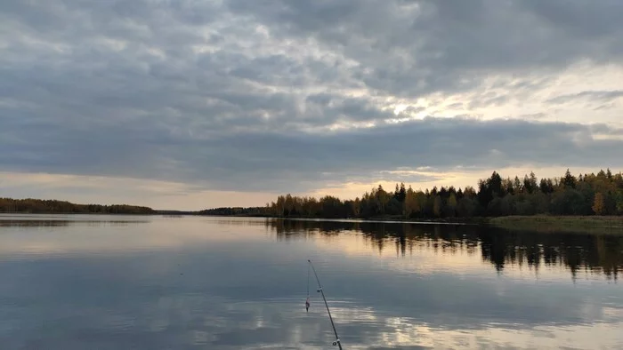 Upper Ruz reservoir. Sunrise - My, The nature of Russia, Autumn