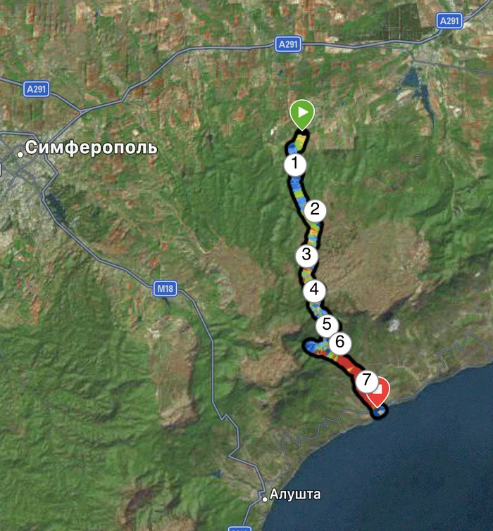Осенняя Караби - Моё, Велопрогулка, Крым, Велосипед, Велосипедист, Видео, Длиннопост
