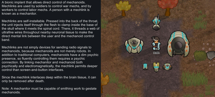 RimWorld: Biotech preview #1: Mechanitor infrastructure and labor mechs  , , Rimworld, DLC, , 