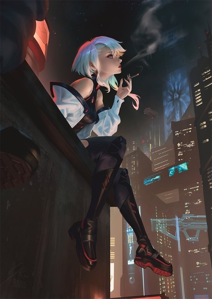 Lucy Lucy (Edgerunners), , Cyberpunk 2077, Cyberpunk: Edgerunners