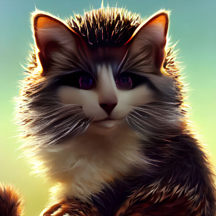 Котик... ёжик...