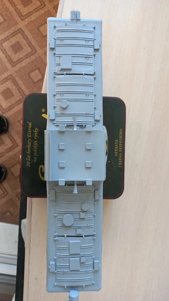 Paper model of the Soviet Shunting Industrial Electric Locomotive VL41 on a scale of 1:43. Part 4 - Longpost, Hobby, Papercraft, Electric locomotive, My