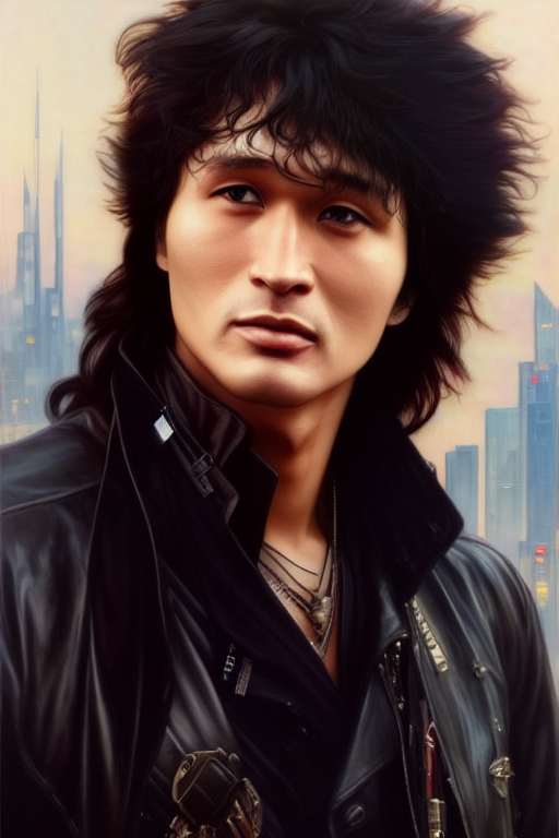 Viktor Tsoi - My, Stable diffusion, Нейронные сети, Viktor Tsoi, Longpost