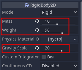 Physics in Godot 3.5 on the example of one typewriter - My, Godot Engine, Godot, Gamedev, Development of, Education, Lesson, Programming, Video, Soundless, Longpost