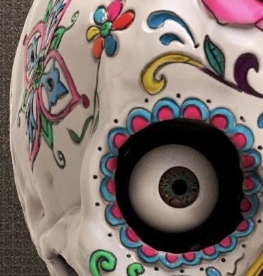 blinded - My, Zbrush, Keyshot, 3D, 3D modeling, 3D печать, The day of the Dead, Mexico, Longpost