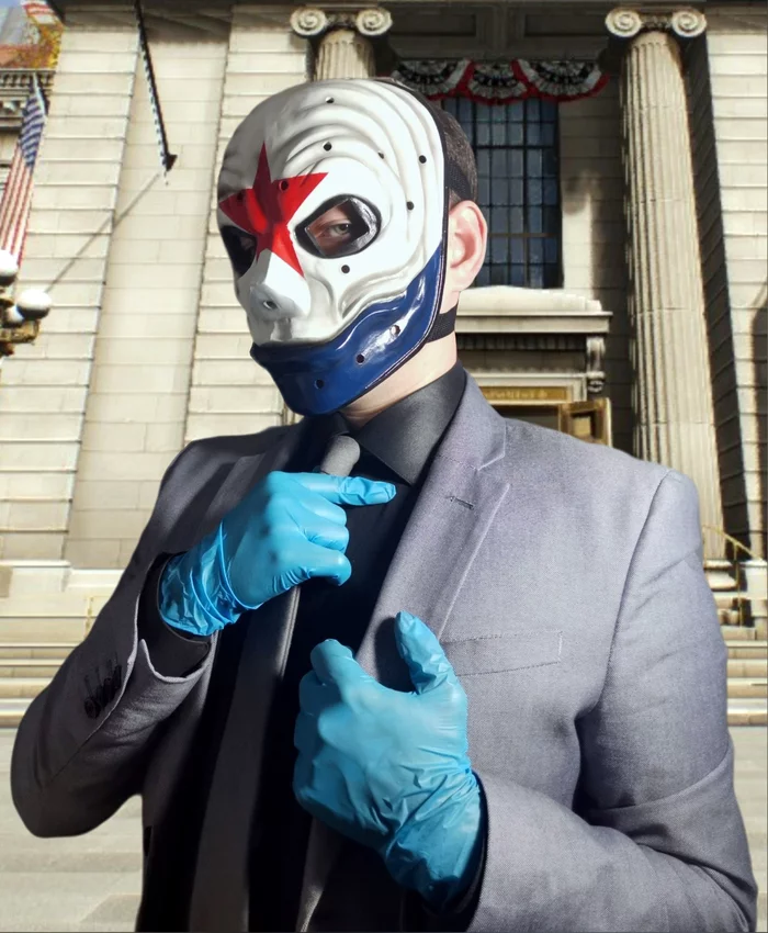 Sokol cosplay (PayDay2) - My, Handmade, Cosplay, Mask, Craft, Payday 2