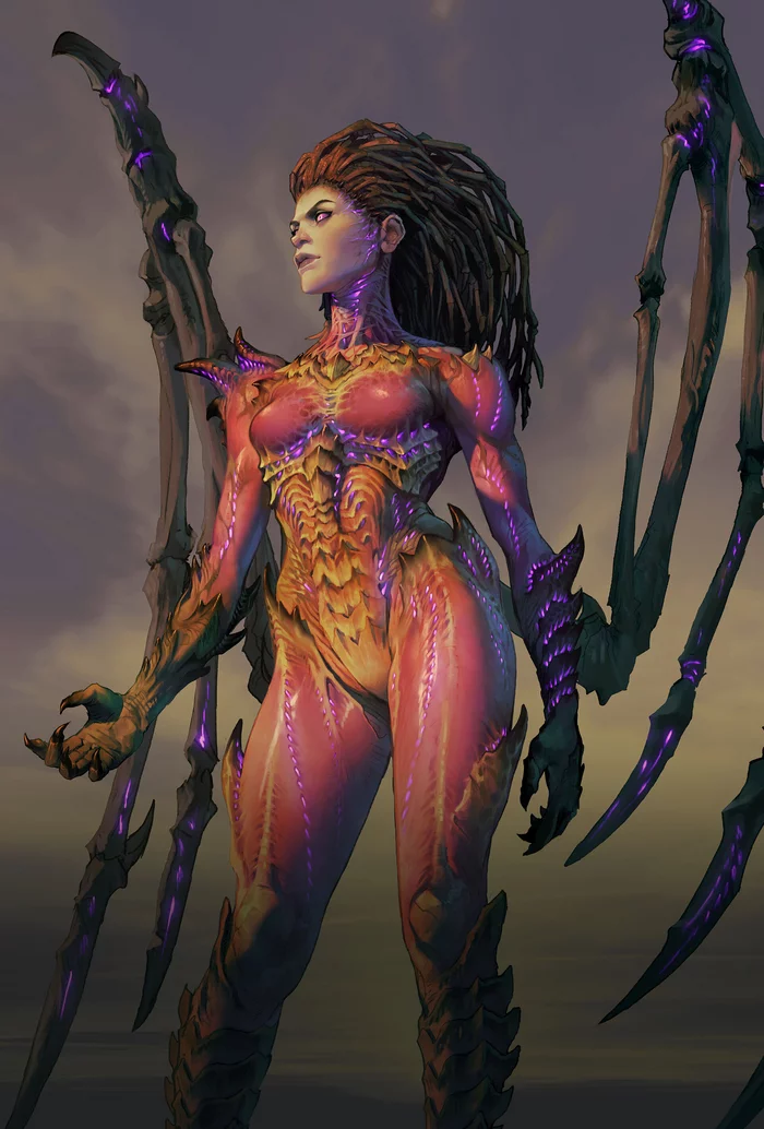 Queen of Blades - Starcraft, Kerrigan, Art, Girls, Queen of Blades, Zerg