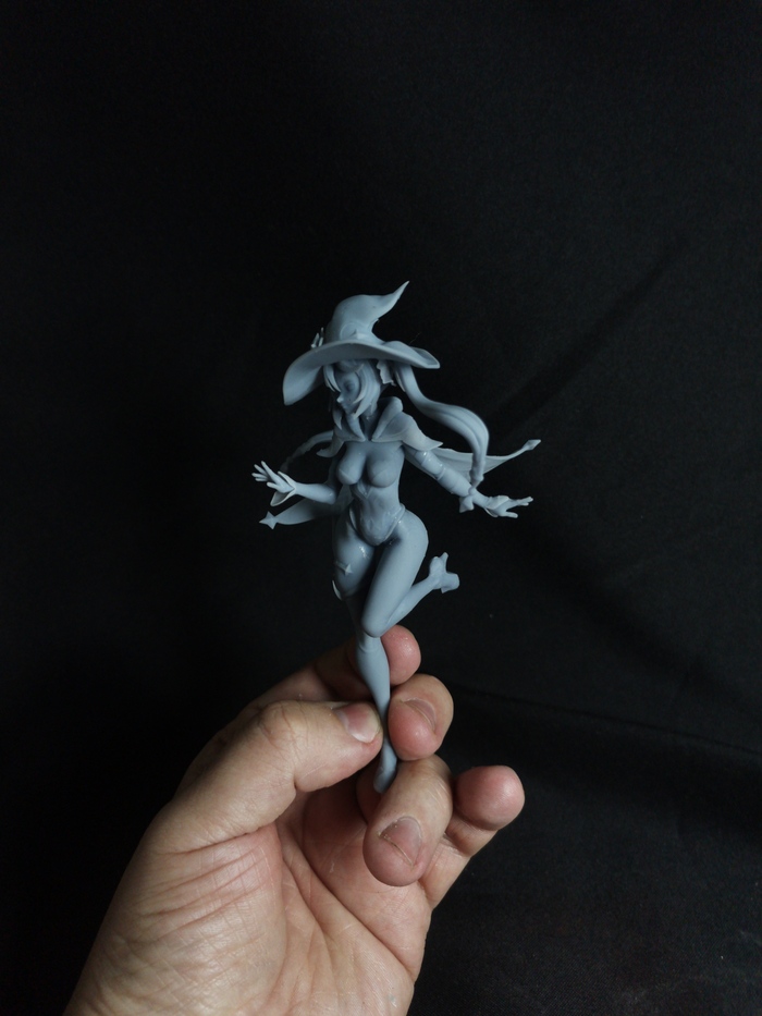 Печатаем и собираем фигурку Моны из геншина Genshin Impact, 3D моделирование, 3D печать, 3D принтер, Длиннопост, Фигурки, Mona, Своими руками