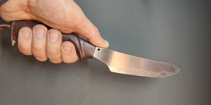 Японистый ножик Самоделки, Своими руками, Нож, Кузница, Хамон, Длиннопост