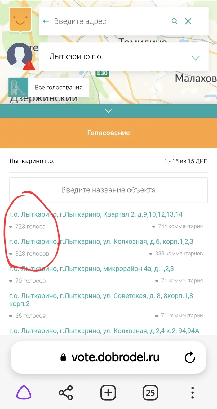 Прошу помощи,!! НЕ честное голосование на доброделе - Моё, Интернет-Портал Добродел, Лыткарино, Текст, Длиннопост