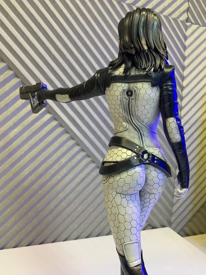 Ass effect - My, Mass effect, Girls, Miranda Lawson, Tali zorah, Statuette, 3D печать, Longpost, Garrus