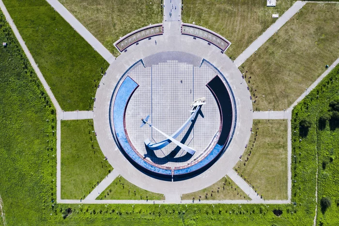 Tula. View from above - My, Quadcopter, Drone, Aerial photography, The photo, Tula, Monument, Video, Longpost