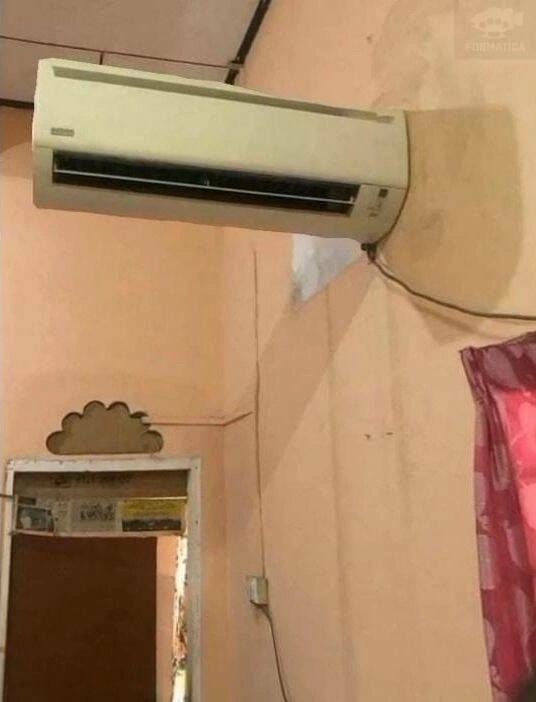 Gifted Air Conditioner - Air conditioner, Master, Humor, Repeat