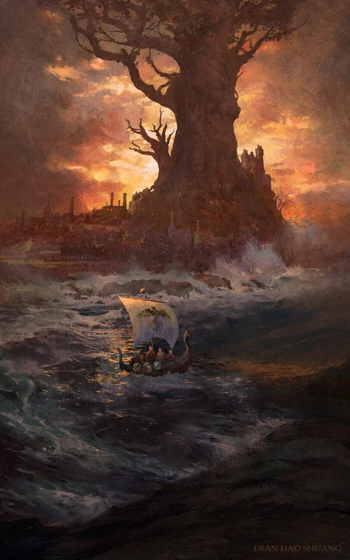 Yggdrasil - Yggdrasil, Scandinavian mythology, Art, Tree
