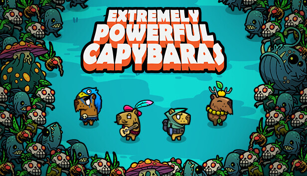 Extremely Powerful Capybaras. An analogue of Vampire Survivors, only about a capybara! - My, Инди, Steam, Demo, Longpost