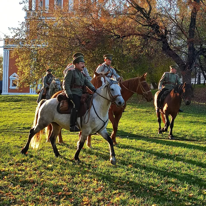 Reconstruction of the First World War on Izmailovsky Island - My, Historical reconstruction, World War I, Rider, История России, Izmailovo, Video, Longpost