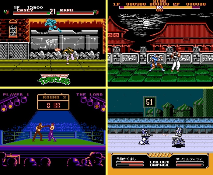   2 -, Street Fighter, NES, Dendy, -, 8 