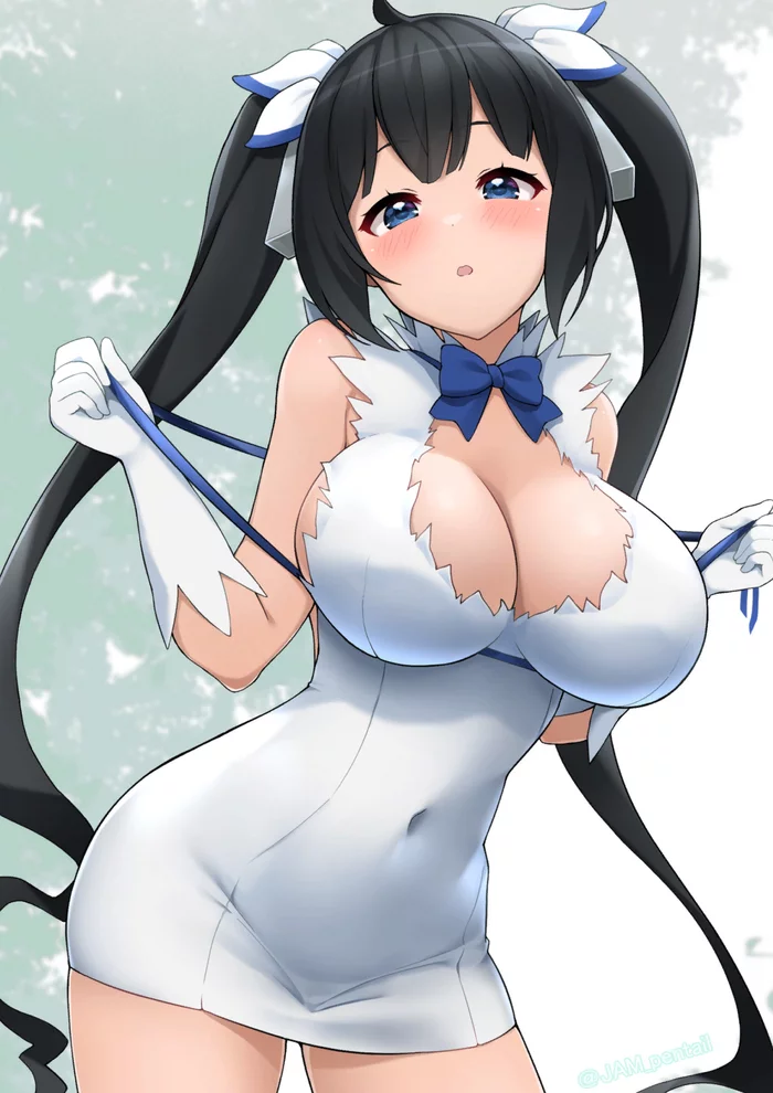 Гестия - Danmachi, Hestia, Anime Art, Аниме