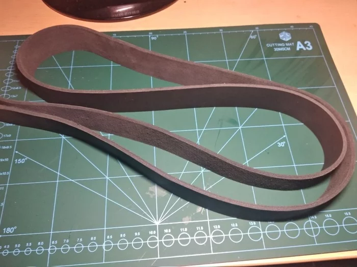 Attempts at leather craft. Belt with a set of accessories 3in1 - My, Leather products, Natural leather, Belt, Longpost