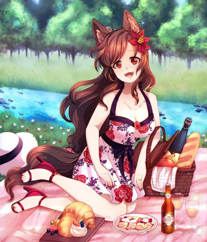  Touhou, Imaizumi Kagerou, , Anime Art, , Animal Ears, Dungeon toaster