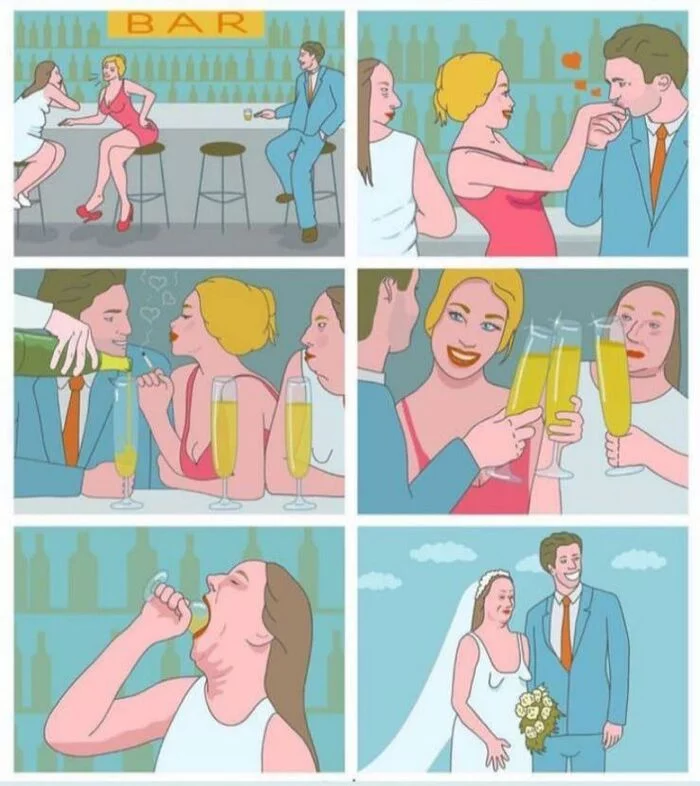 If you really want to get married - Humor, Bride, Talent, Images, Comics