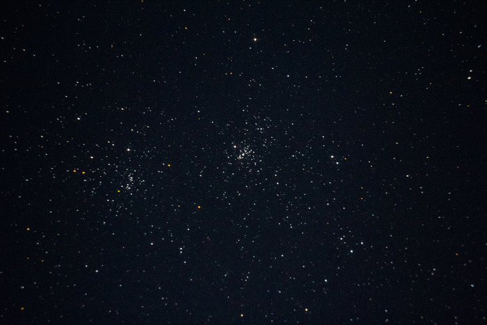 Двойное рассеянное звёздное скопление Хи Аш Персея