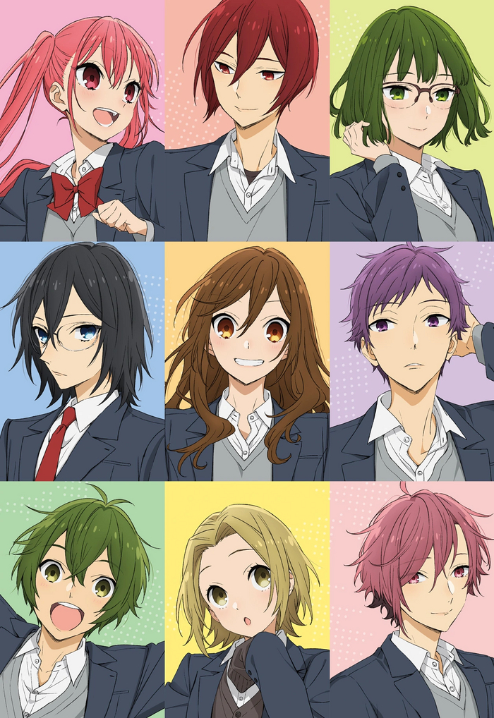  , , , Horimiya, Anime Art, Hori Kyoko, Miyamura Izumi, Iura Shu, Yoshikawa Yuki, Ishikawa Toru