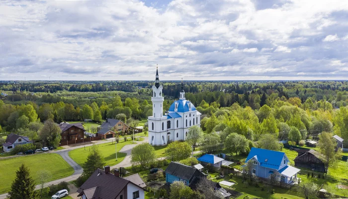 Church of the Archangel Michael - My, Aerial photography, Quadcopter, Drone, The photo, sights, Architecture, Nature, Video, Longpost