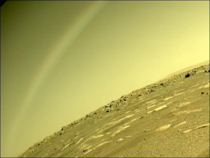 Perseverance rover captures rainbows on Mars - Space, Planet, Astronomy, Universe, Milky Way, Galaxy, Mars, Perseverance, Rover, Rainbow